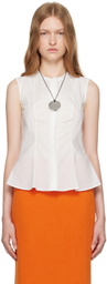 COLLEEN ALLEN SSENSE Exclusive Off-White Victorian Camisole