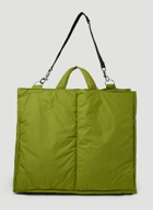 Puffed XL Tote Bag in Green