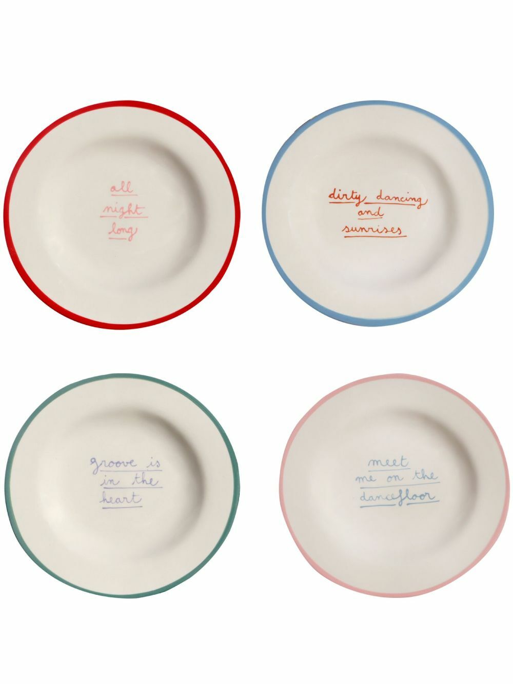 LAETITIA ROUGET X Browns Printed Plated (Set Of Four)