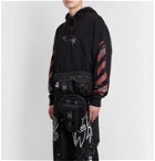 Off-White - Convertible Ripstop, Canvas and Mesh Belt Bag - Black