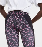 Marant Etoile Tisea printed high-rise leggings