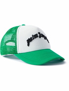 Palm Angels - Logo-Appliquéd Cotton-Blend Twill and Mesh Trucker Hat