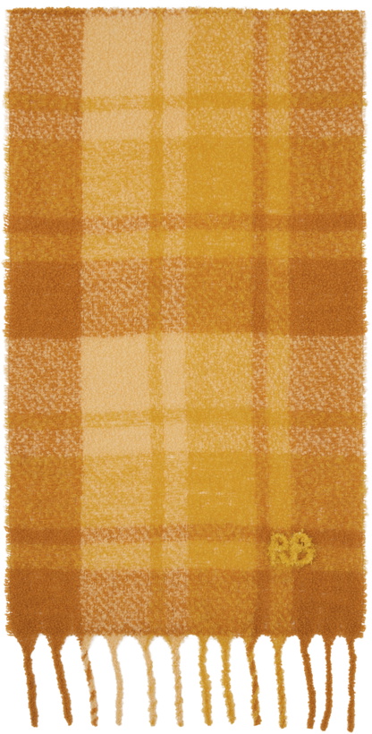 Photo: Ruslan Baginskiy Yellow Check Print Scarf
