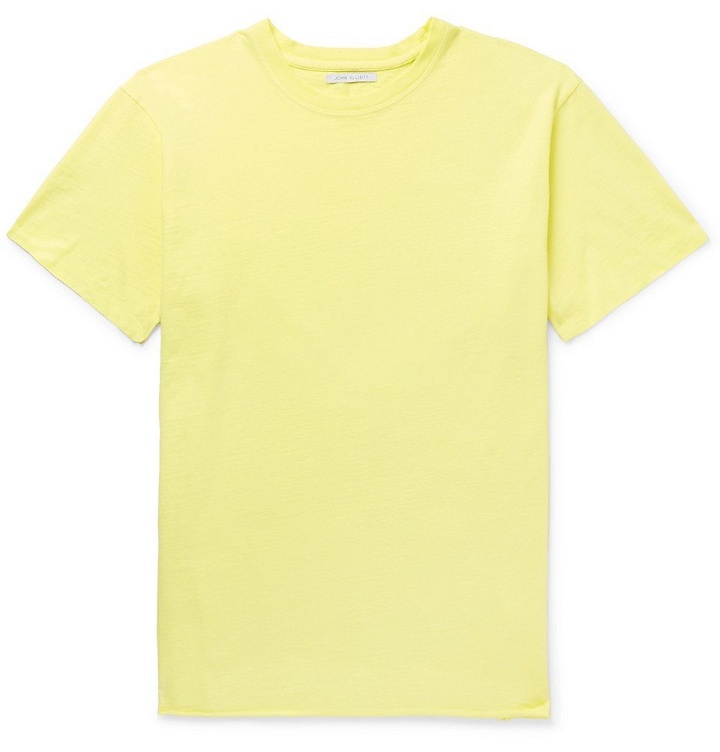Photo: John Elliott - Anti-Expo Cotton-Jersey T-Shirt - Yellow