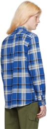 PS by Paul Smith Blue Check Shirt