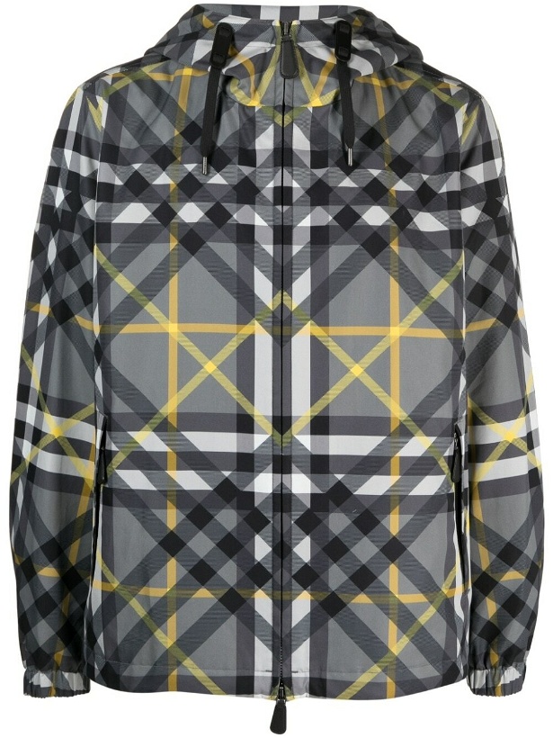 Photo: BURBERRY - Stanford Double Check Cotton Jacket