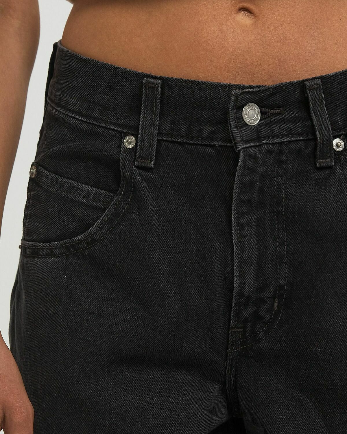 Levis SUPER BAGGY BARREL Black Womens Jeans
