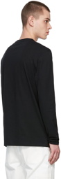Alexander McQueen Black Logo Print Long Sleeve T-Shirt