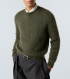Saint Laurent Mohair and wool-blend sweater