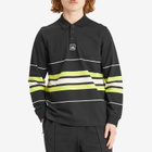 Adidas Men's Striped Polo in Black