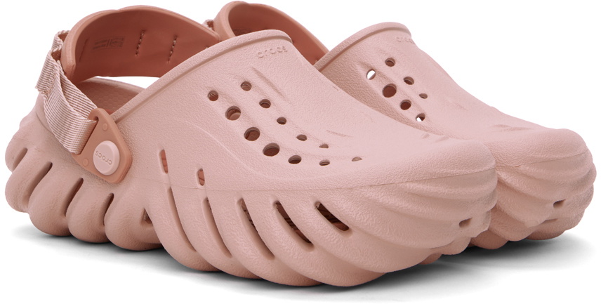 Crocs Pink Echo Clogs Crocs display picture 2