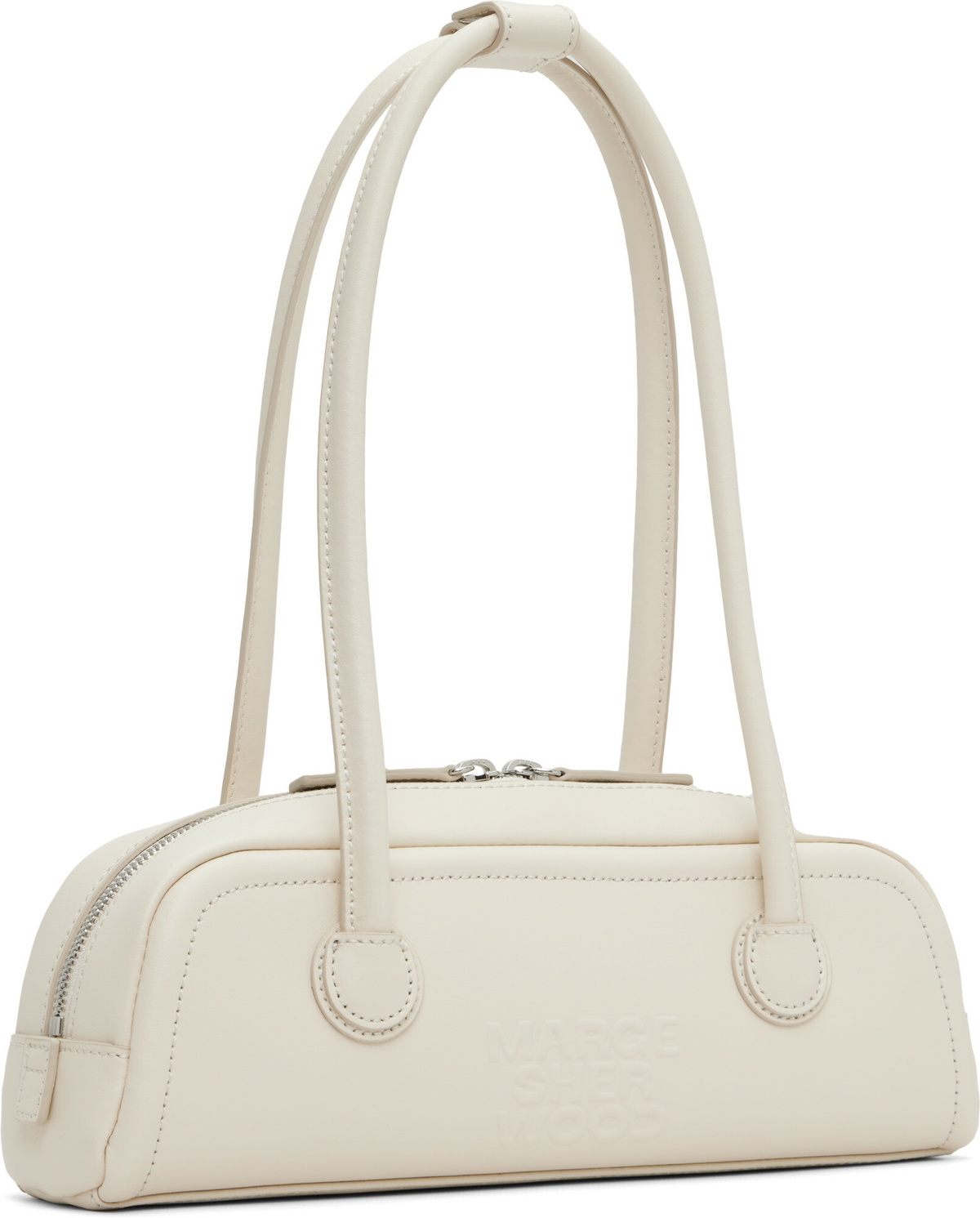 MARGESHERWOOD White Soft Boston EW Mini Bag