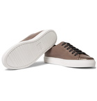 Paul Smith - Sotto Burnished-Leather Sneakers - Brown