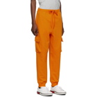 Burberry Orange Foster Square Lounge Pants