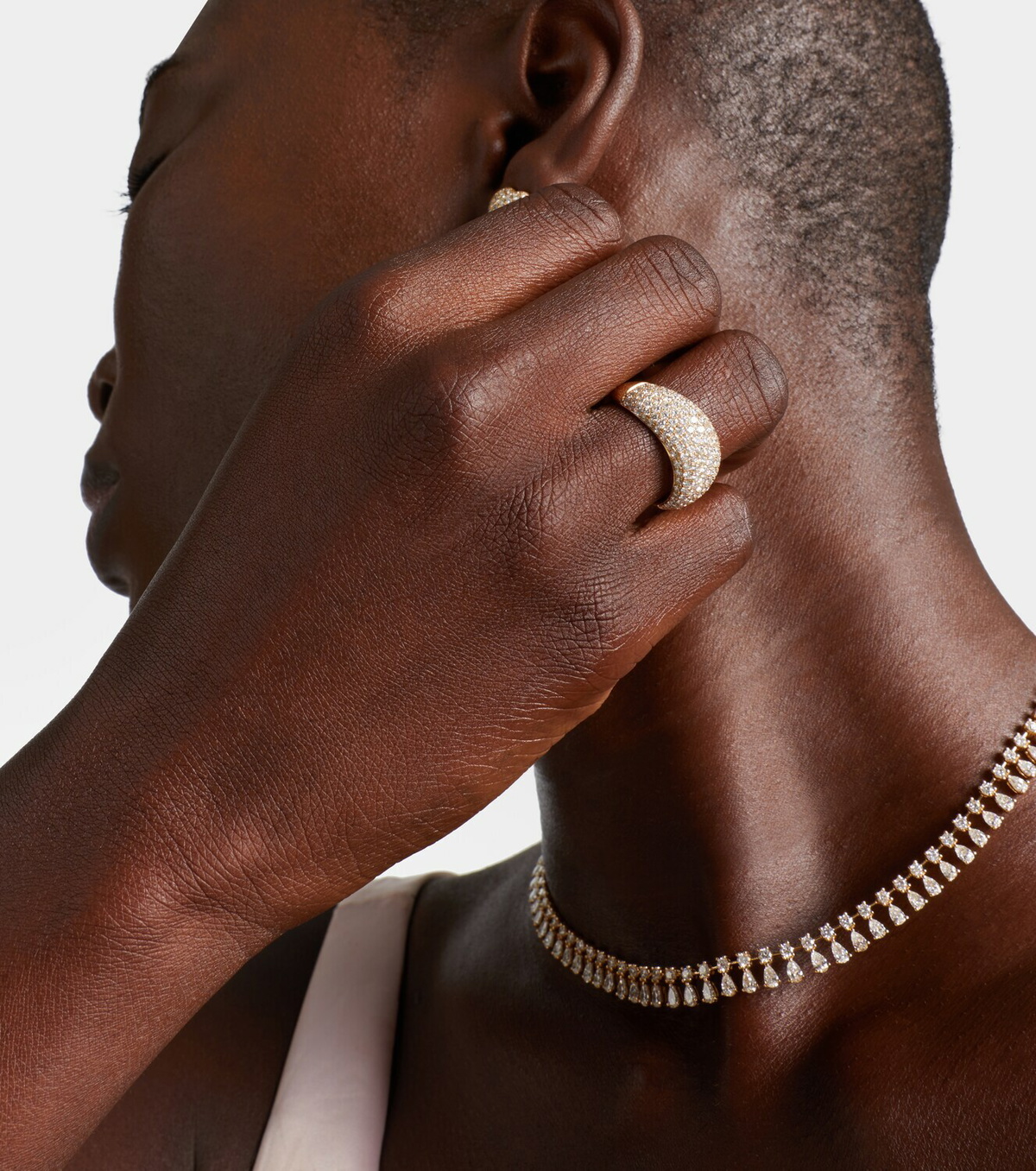 Anita Ko Celeste 18kt gold ring with diamonds