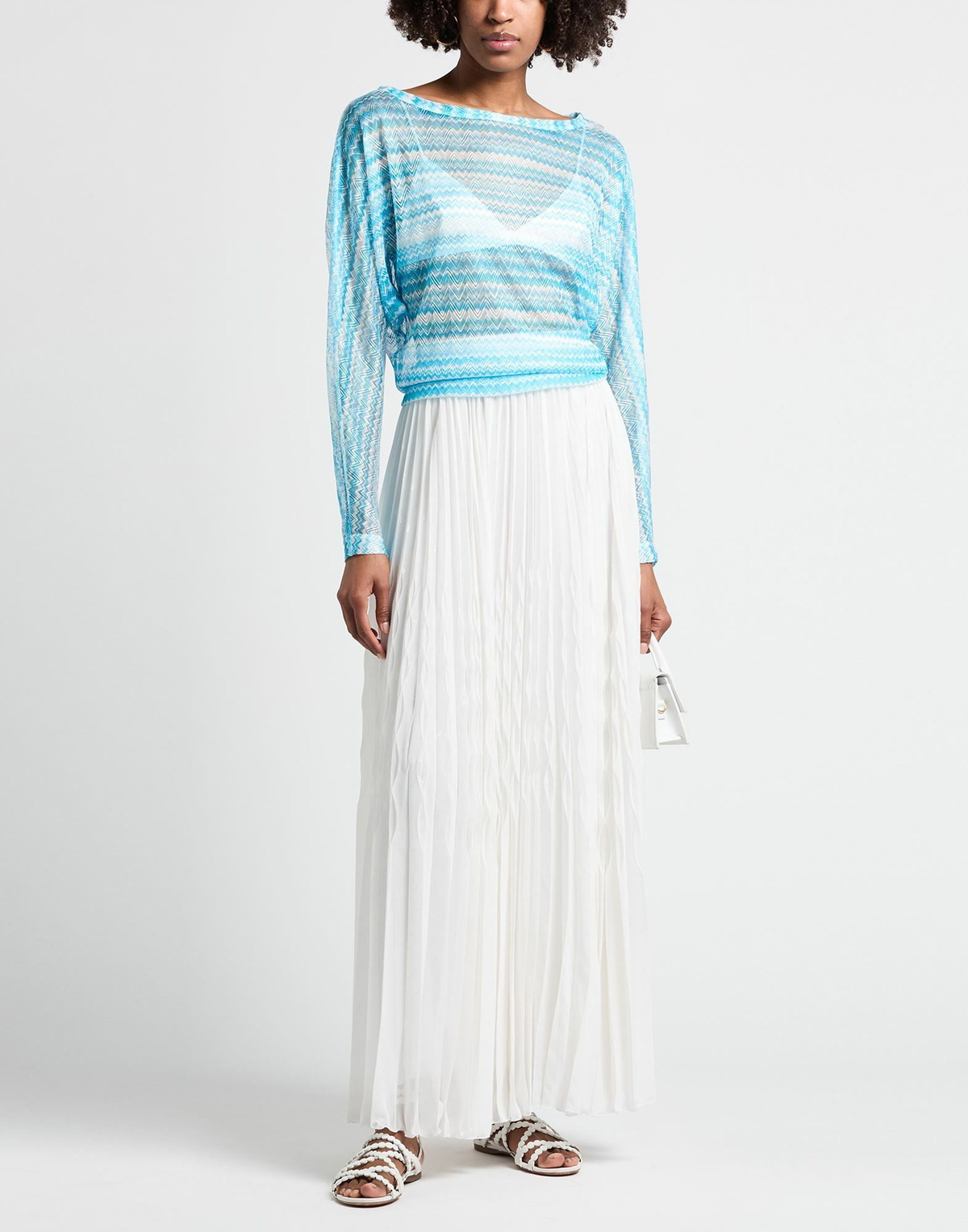 Peserico Womens Maxi skirt in White