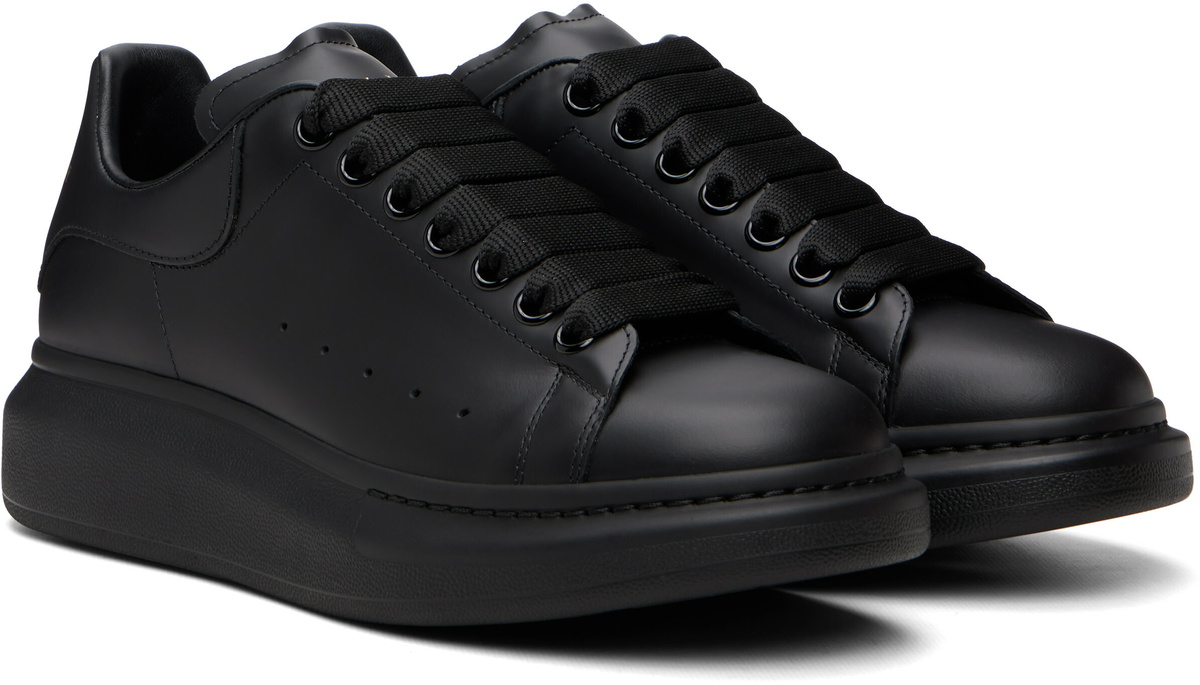 McQueen Black Oversized Sneakers