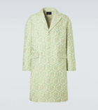 Simone Rocha Floral cotton-blend jacquard coat