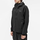 Nanga Men's Soft Shell Stretch Jacket in Black