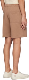 Acne Studios Brown Embroidered Shorts