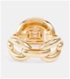 Nadine Aysoy Catena Illusion 18kt gold ring with diamonds