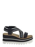Stella Mccartney Sneak Elyse Striped Platform Sandals