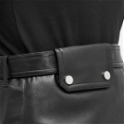 Nanushka Women's Susan Leather Look Mini Skirt in Black