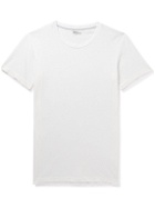Schiesser - Josef Slim-Fit Cotton-Jersey Pyjama T-Shirt - White