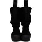 YUME YUME SSENSE Exclusive Black Low FIsherman Chelsea Boots