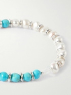 Peyote Bird - Silver Multi-Stone Beaded Bracelet