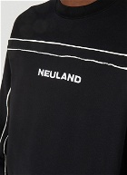 Neuland Embroidered Sweatshirt in Black