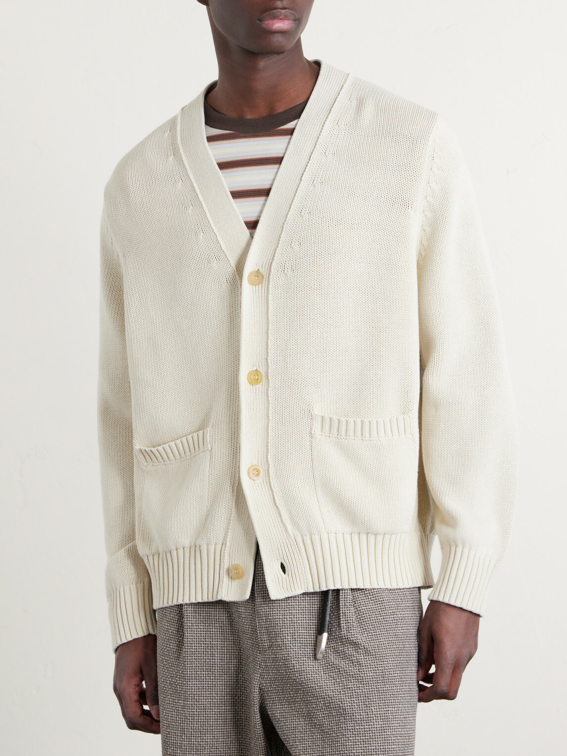 Corridor - Organic Cotton Cardigan - Neutrals