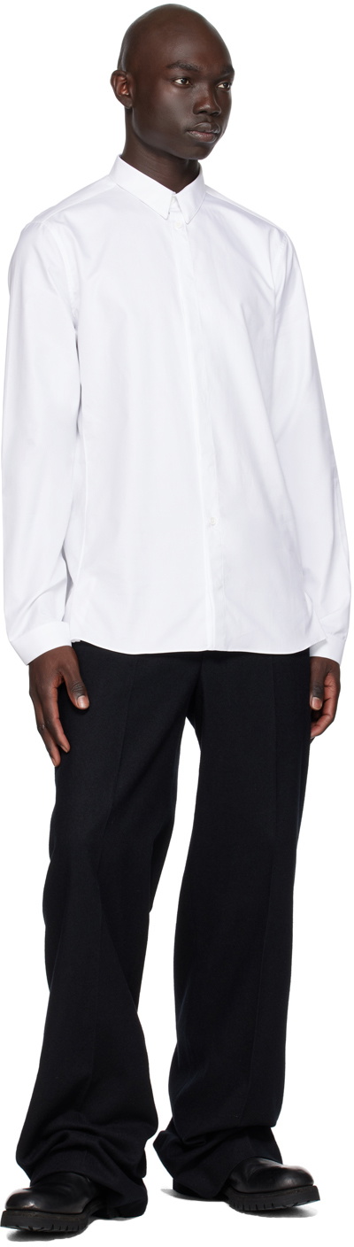 NICOLAS ANDREAS TARALIS White Button-Down Shirt