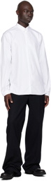 NICOLAS ANDREAS TARALIS White Button-Down Shirt