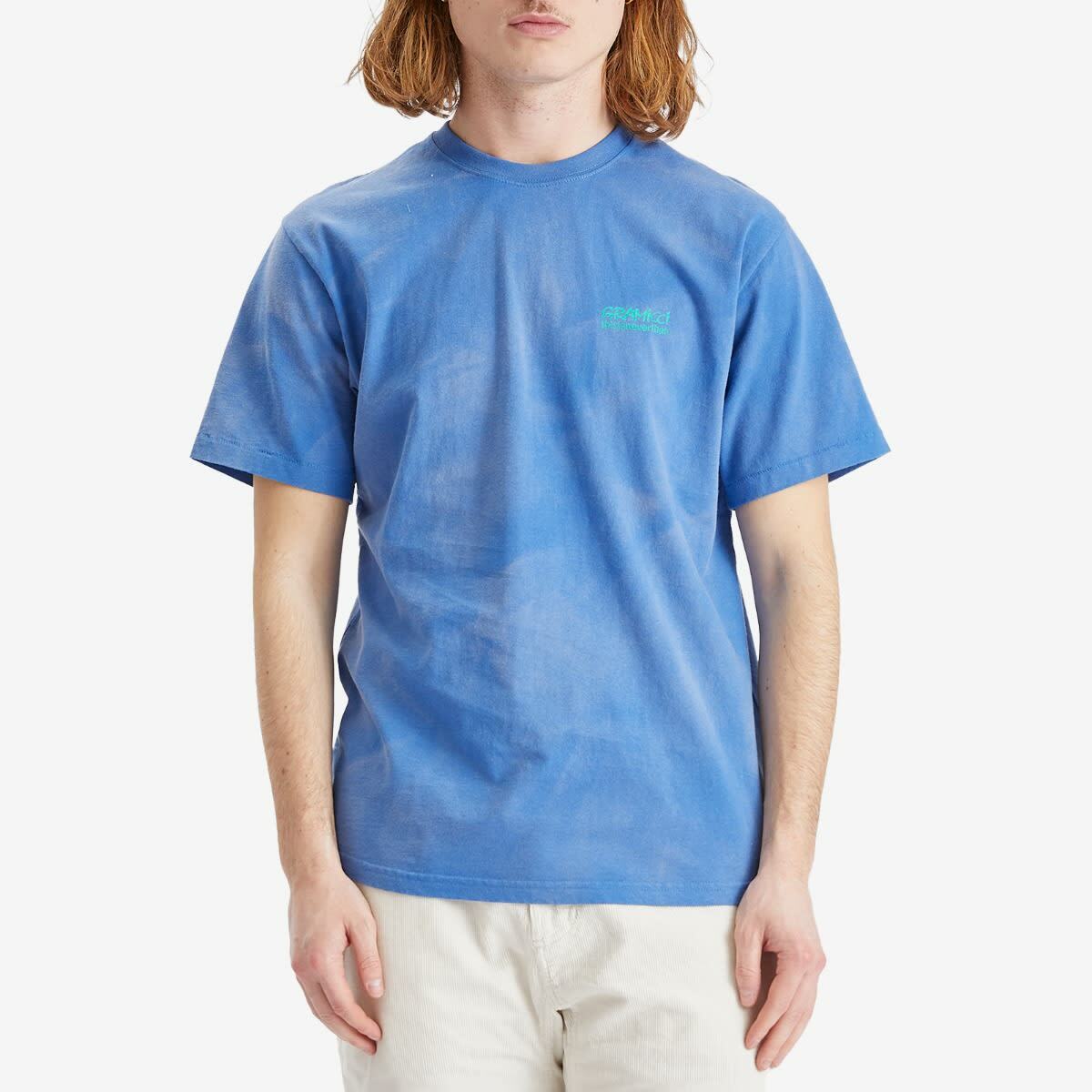thisisneverthat Men's x Gramicci Sun Faded T-Shirt in Blue