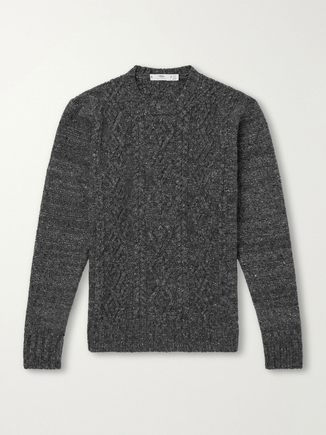 Inis Meáin - Aran Cashmere Sweater - Gray