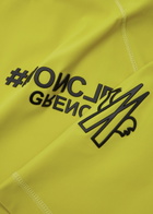 Moncler Grenoble Day-Namic Logo Stretch-jersey T-shirt Yellow