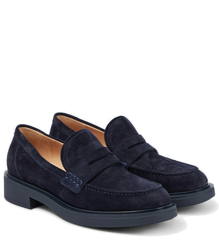 Photo: Gianvito Rossi Harris suede loafers