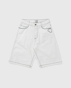 Arte Antwerp Heart Detail Stitch Shorts White - Mens - Casual Shorts