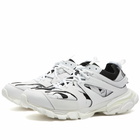 Balenciaga Men's Track Sock Sneakers in White/Black