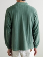 Carhartt WIP - Morrison Logo-Embroidered Herringbone Cotton Rugby Shirt - Green