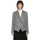 Fumito Ganryu Grey Spencer Blazer