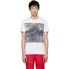 Alexander McQueen White John Deakin Archive Edition Graffiti T-Shirt