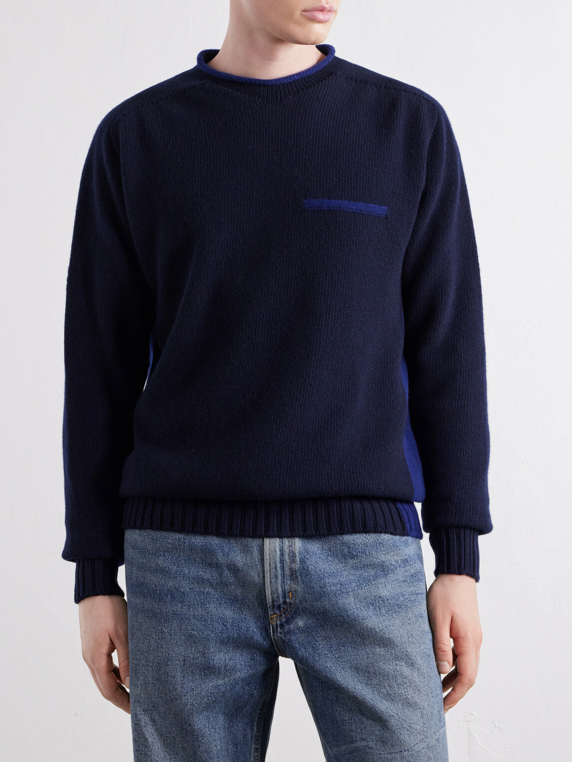 Inis Meáin - Wool Sweater - Blue