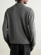 The Row - Almot Brushed-Cotton Polo Shirt - Gray