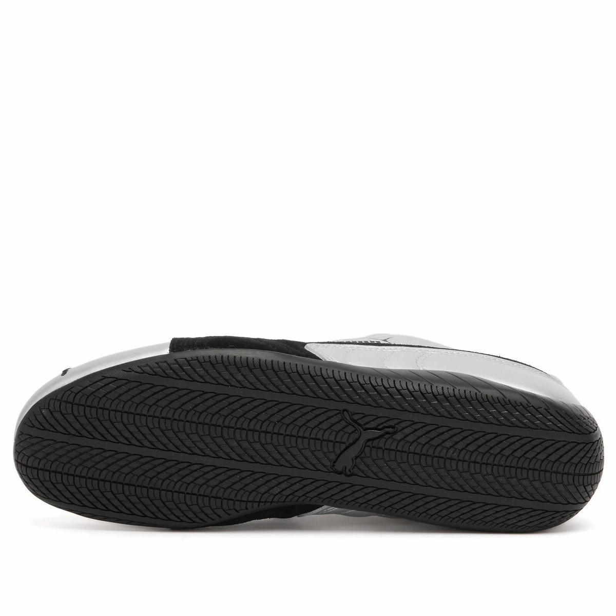 Puma Speedcat Metallic Sneaker in Silver/Black