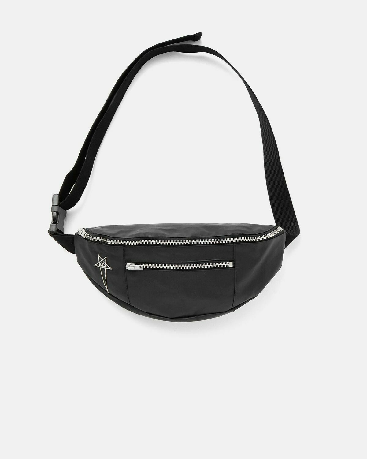 Rick Owens X Champion WOVEN - BUMBAG Black Mens Messenger & Crossbody Bag