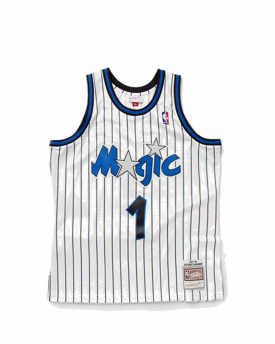 Photo: Mitchell & Ness Nba Swingman Jersey Orlando Magic 1993 94 Anfernee Hardaway #1 White - Mens - Jerseys