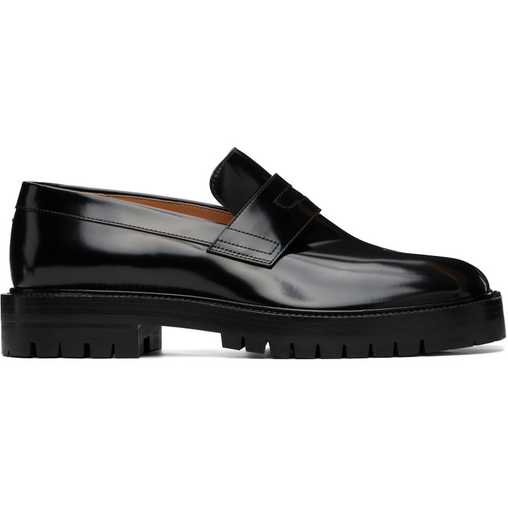 Photo: Maison Margiela Black Tabi Loafers