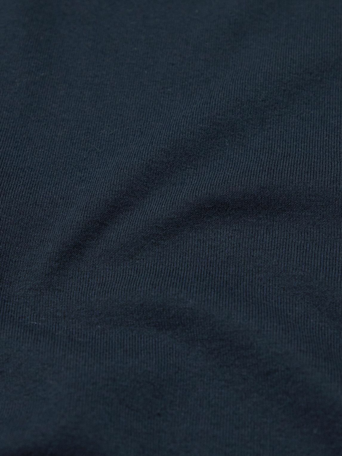 Hemen Biarritz - Luzien Organic Cotton-Jersey Henley Pyjama T-Shirt - Blue